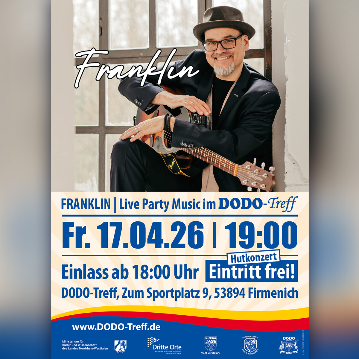Livemusik mit FRANKLIN im DODO-Treff