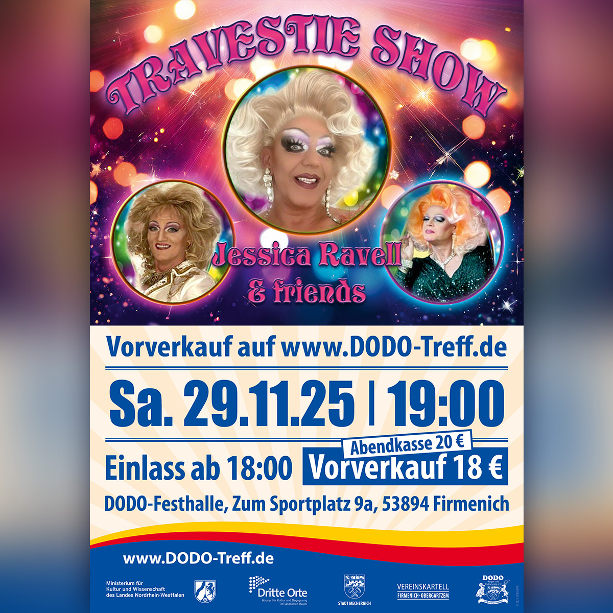 Travestie Show in der DODO-Festhalle